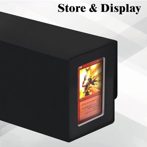 Black Magnetic Trading Card Storage Box 4 Pack W815