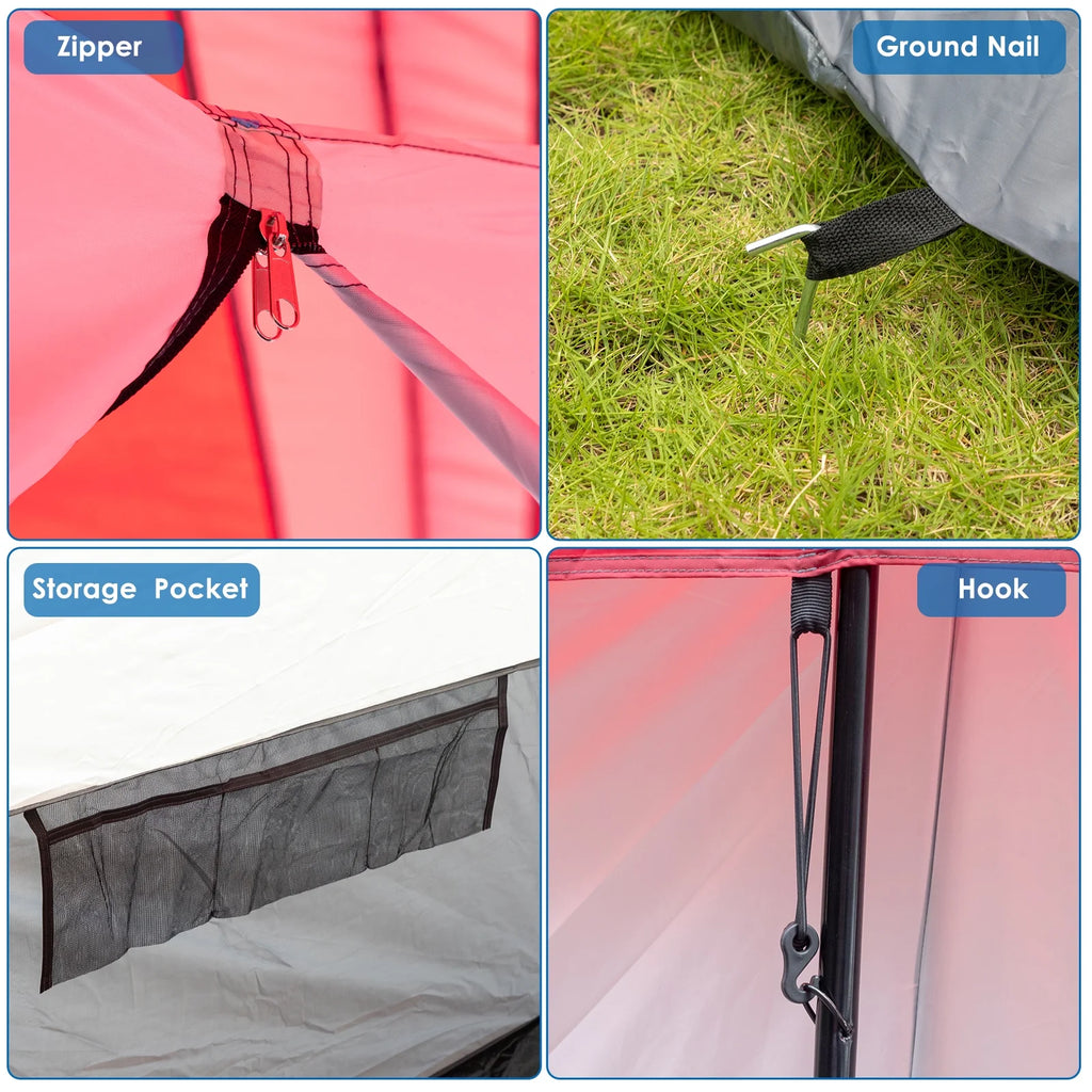14 Person Cabin Tent with Dividers Curtain I17880