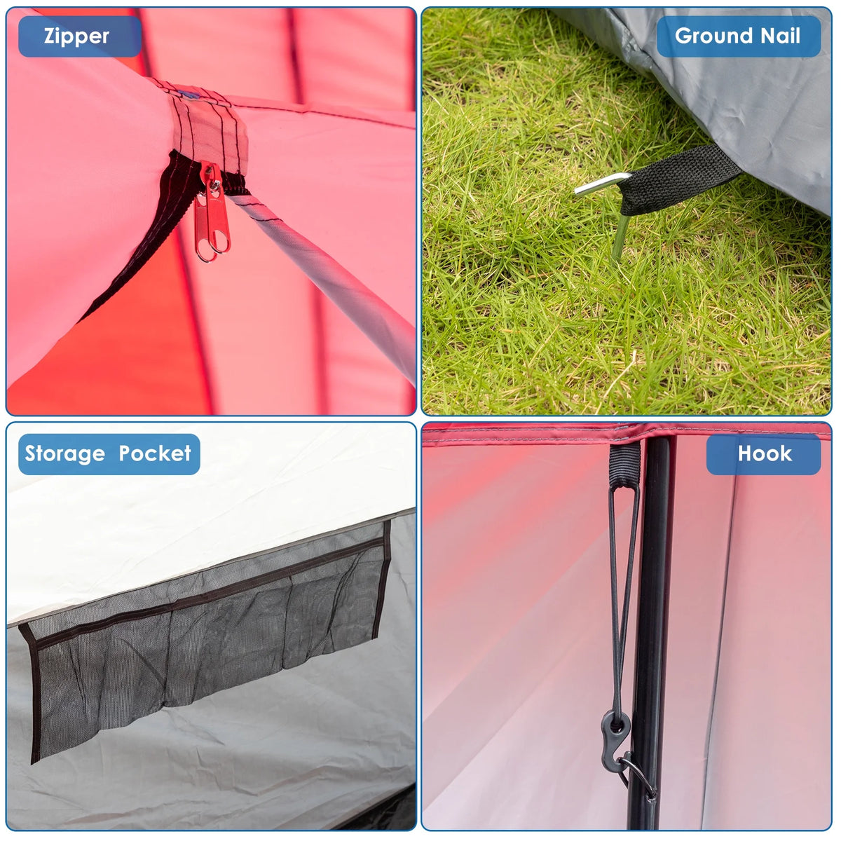 14 Person Cabin Tent with Dividers Curtain I17880