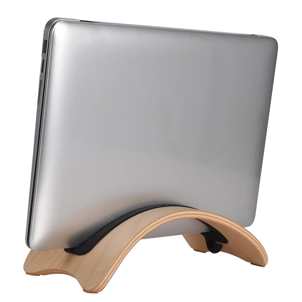 Wood Vertical Tablet Laptop Stand E79883