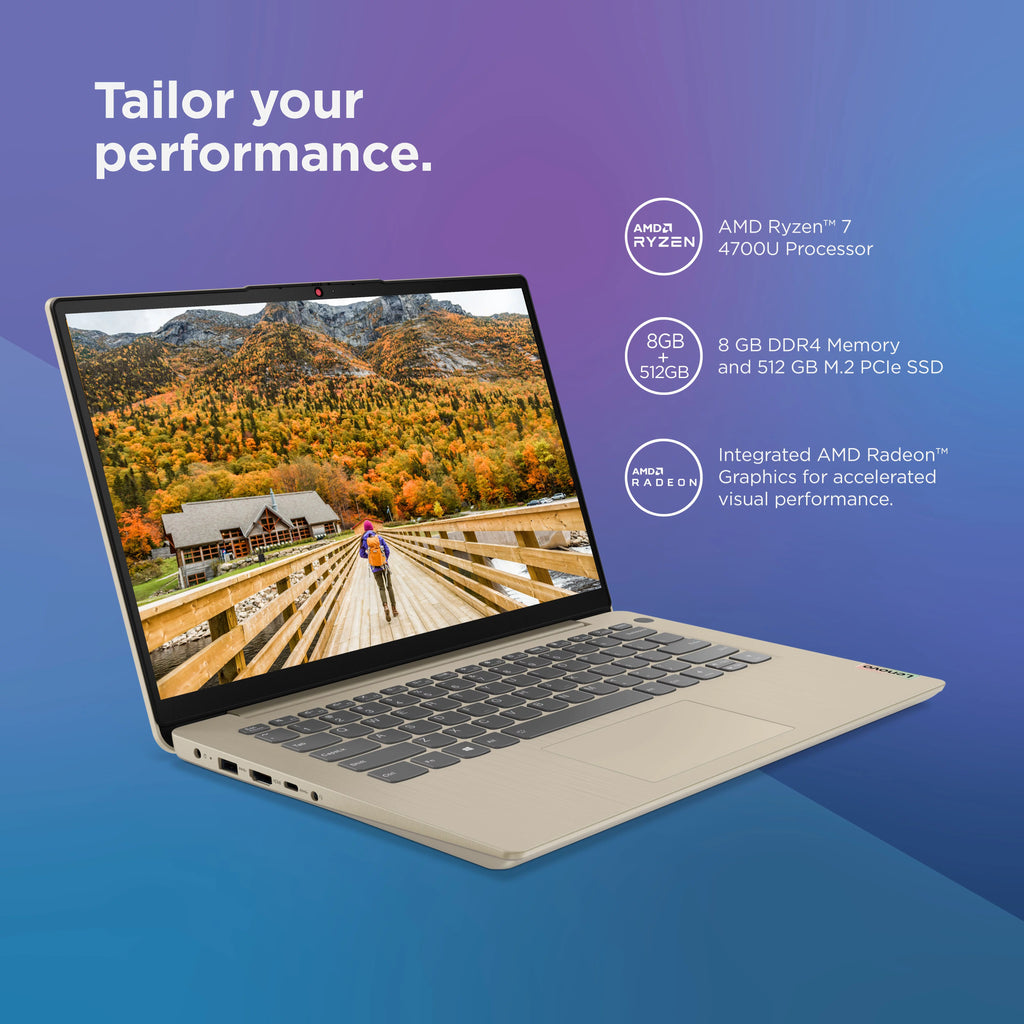 14" FHD Laptop AMD Ryzen 7 8GB RAM 512GB SSD U4585