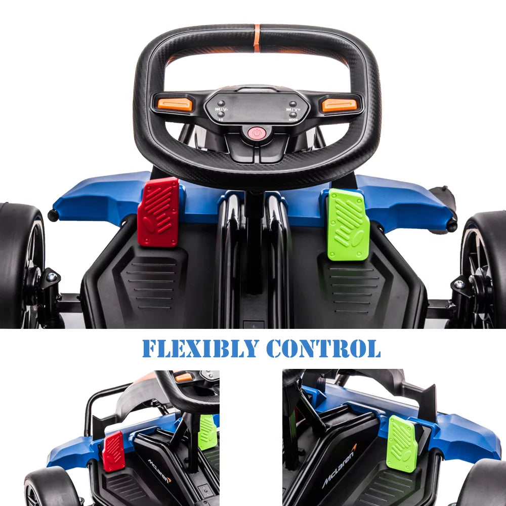 24 V Powered Ride-On with Bluetooth and LED Lights U975