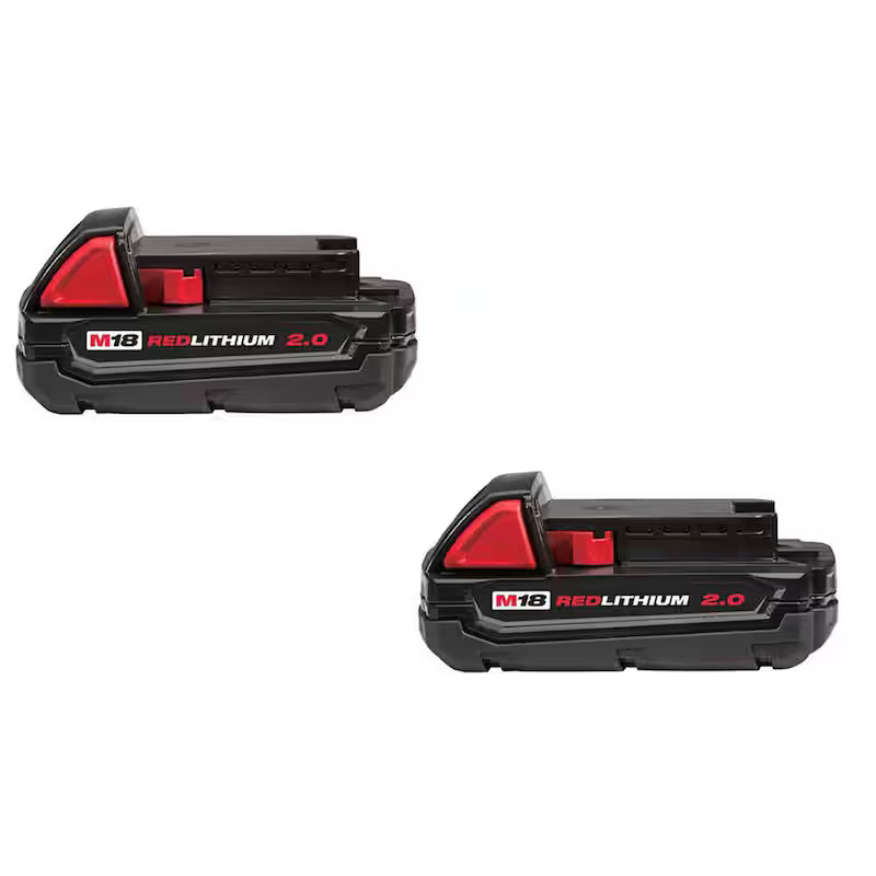 18-Volt Lithium-Ion Compact Battery Pack 2.0Ah 2-Pack L53722