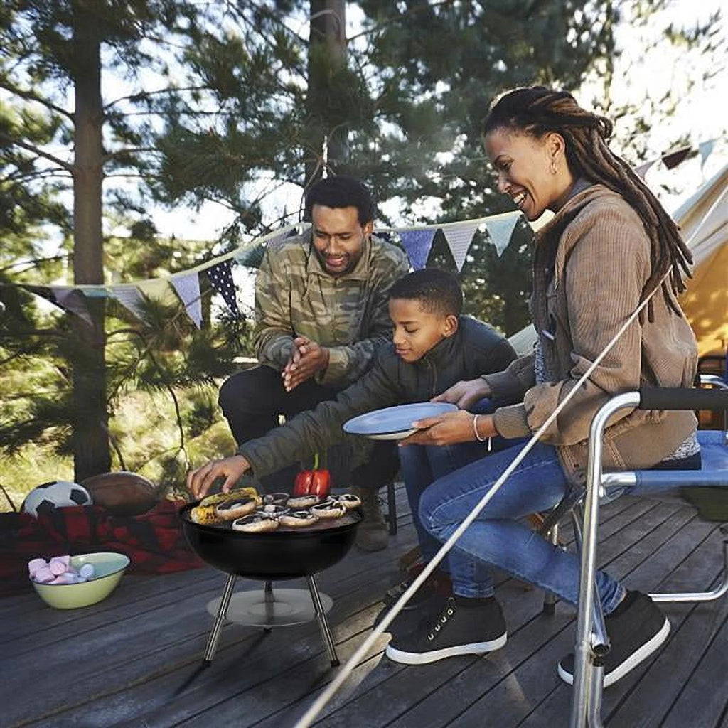14-Inch Portable Charcoal Grill with Lid H23531