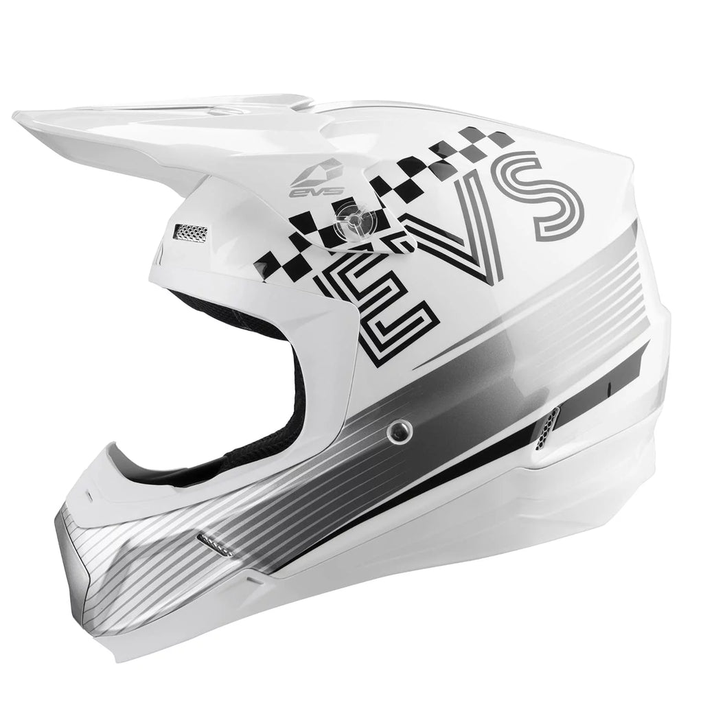 White Large Full Face Motorcycle Helmet I499