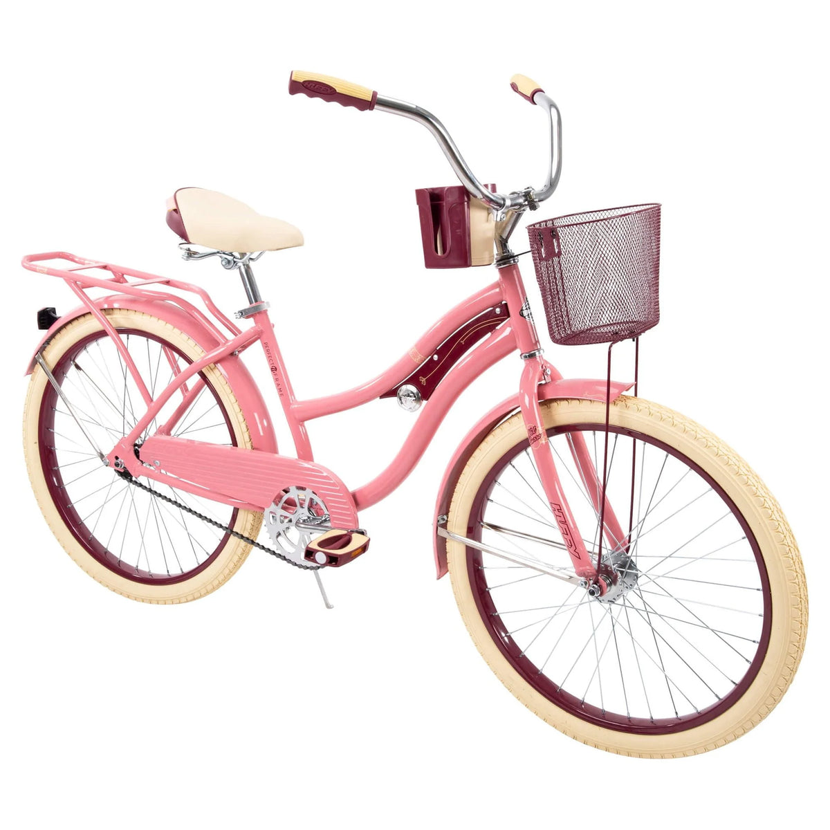 24 Girls' Cruiser Bike Purple Satin Q439209