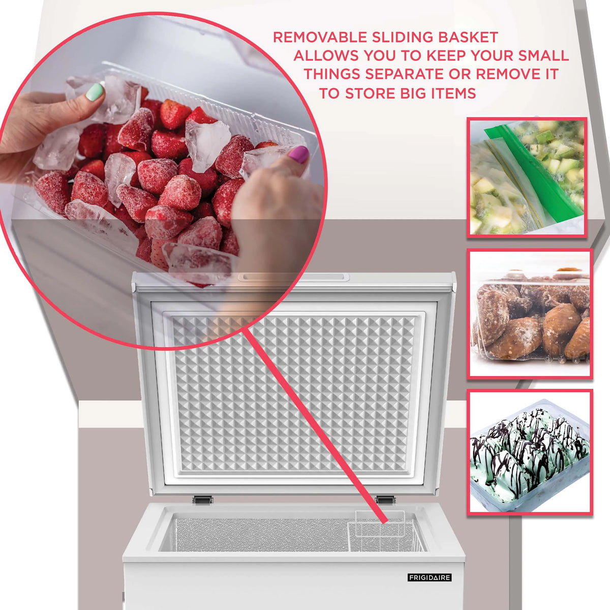 7.0 Cu. ft. White Chest Freezer B28152