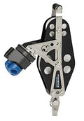 Aluminum Fiddle Block with Becket and Cam Cleat Q250623