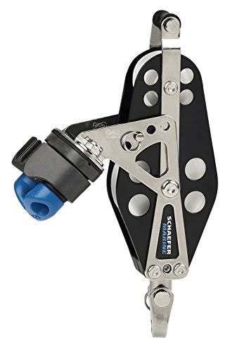 Aluminum Fiddle Block with Becket and Cam Cleat Q250623