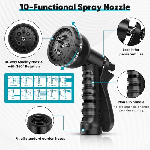 50ft Non-Expanding Kink-Free Garden Hose M365422