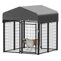 4ft x 4.25ft x 4.5ft 8 Panels Outdoor Dog Kennel B11472