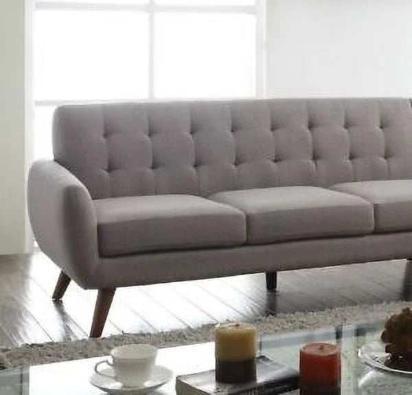 Light Gray Fabric 2pc Sectional Sofa X708