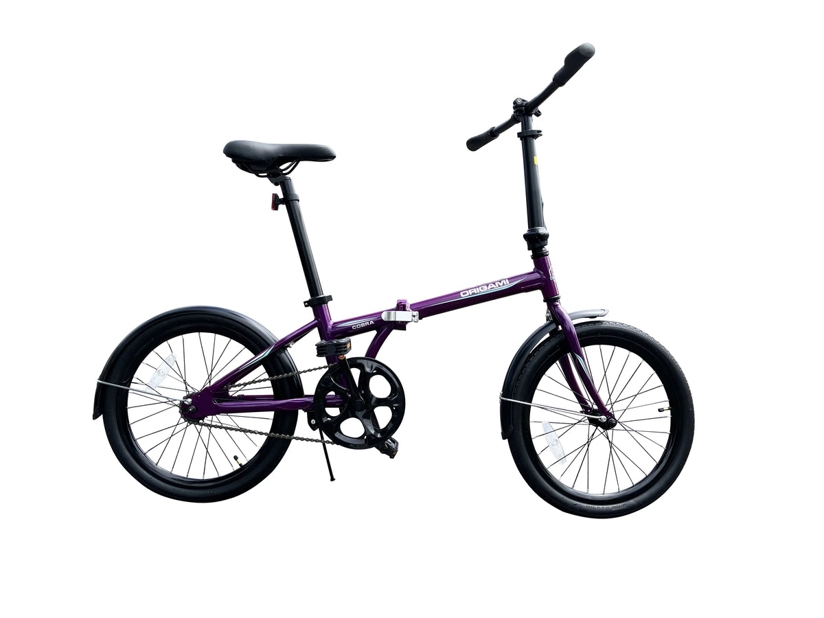Purple Lightweight Aluminum Folding Bike G14378