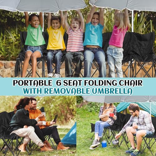 Folding Portable Soccer Bench Chair with Storage Bag G55309
