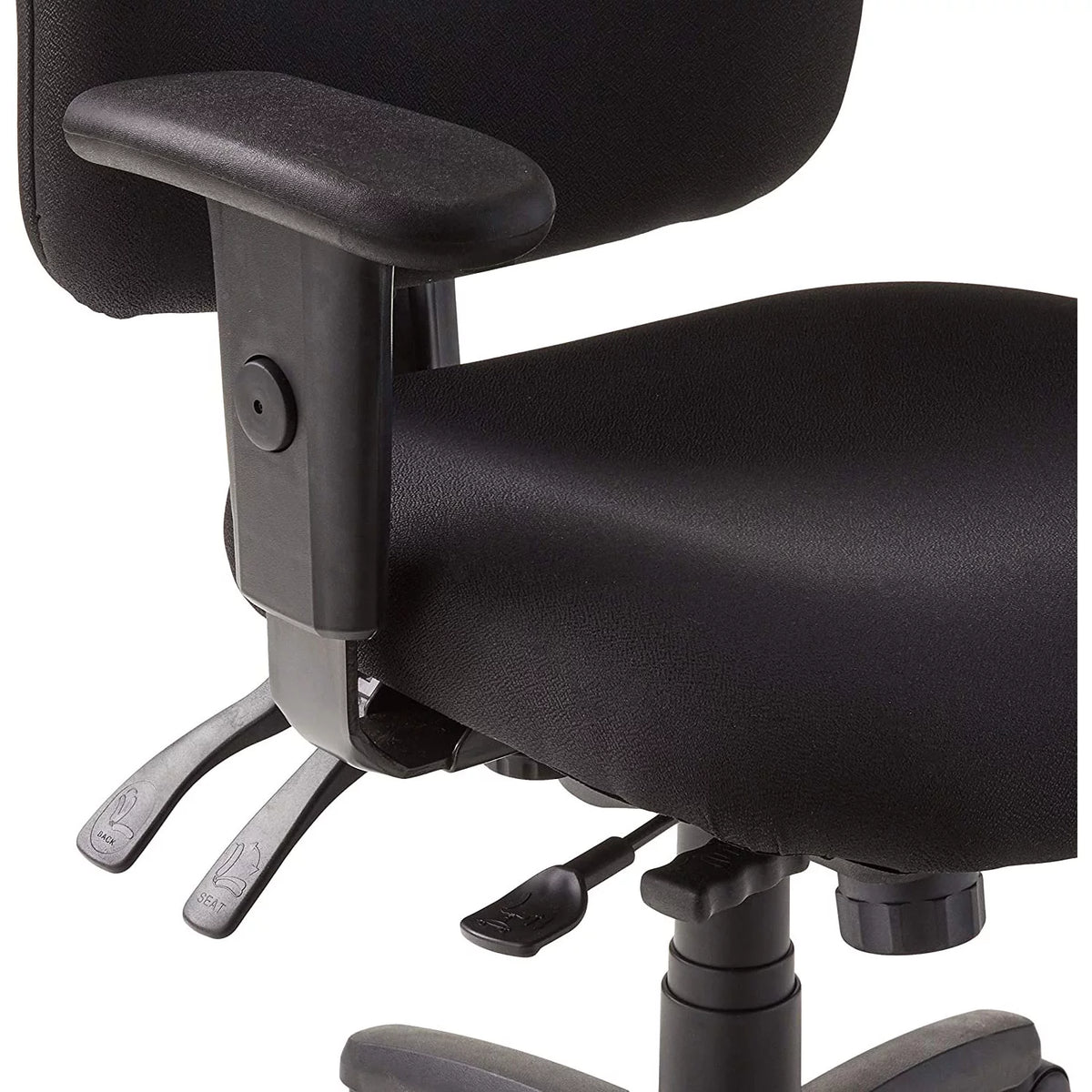 Black Ergonomic Office Desk Chair with Armrests M638839