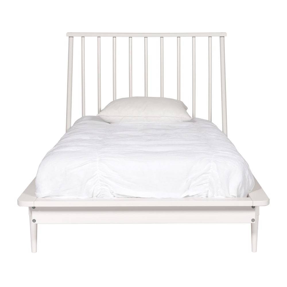 Twin Mid Century Solid Wood Spindle Bed S54495