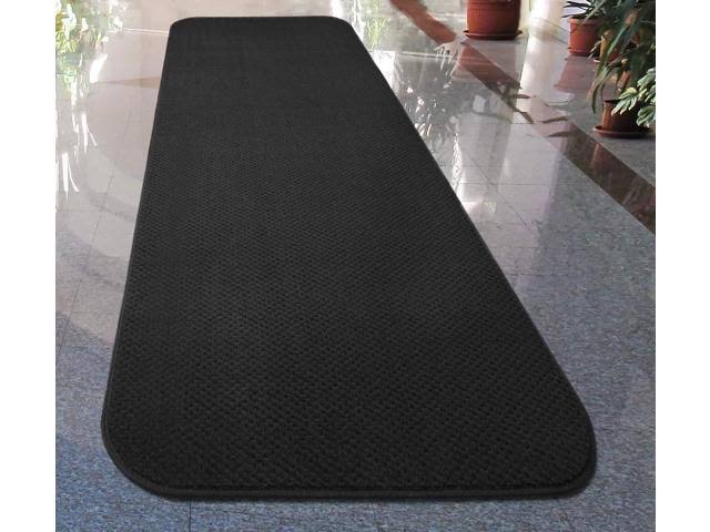 Skid-Resistant Carpet Runner Black 14 ft. x 48 in. I62512