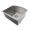 22 in. Undermount Single Bowl Stainless Steel Kitchen Sink with Bottom Grid E8522