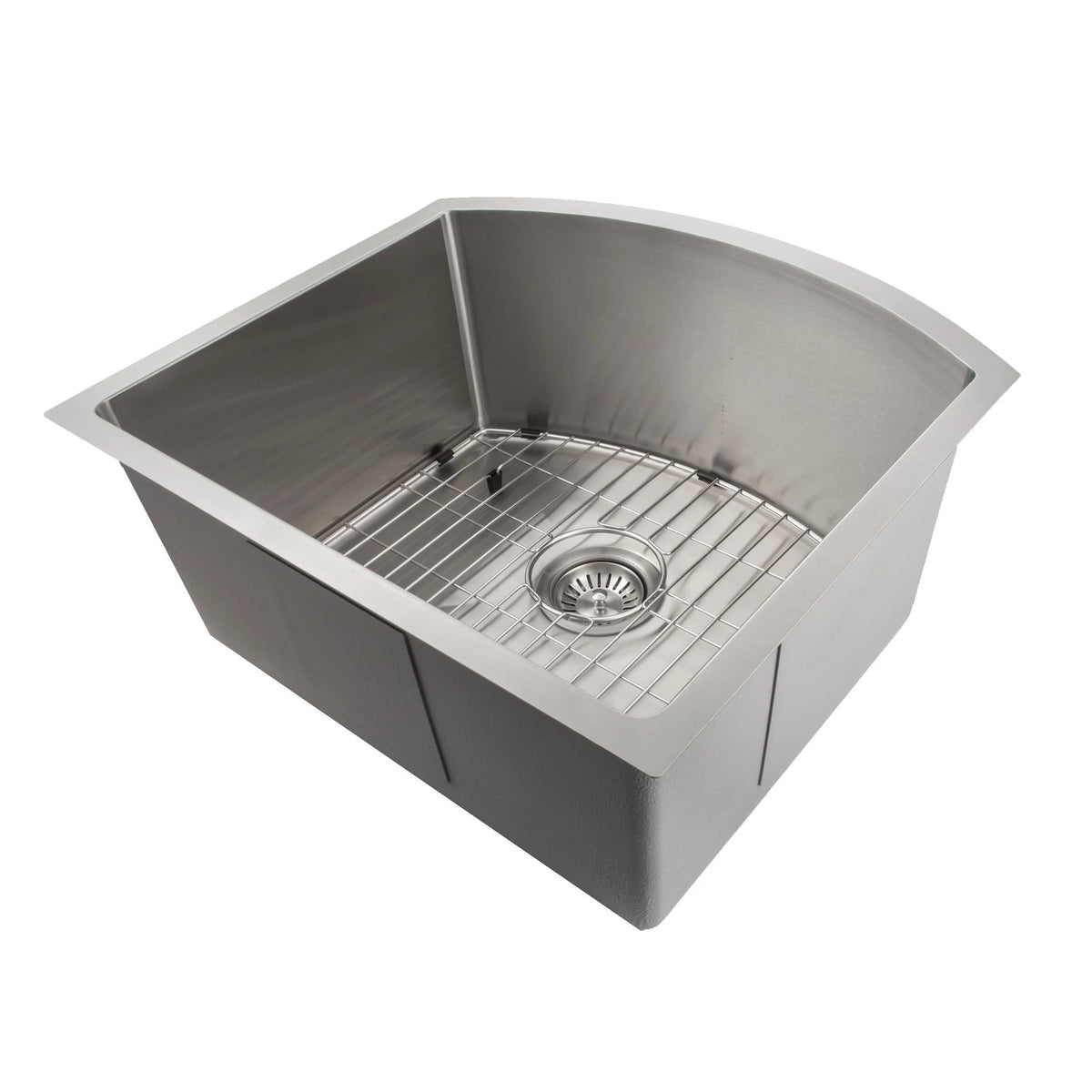 22 in. Undermount Single Bowl Stainless Steel Kitchen Sink with Bottom Grid E8522