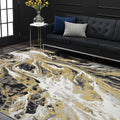 8x10 Yellow Modern Area Rug C891