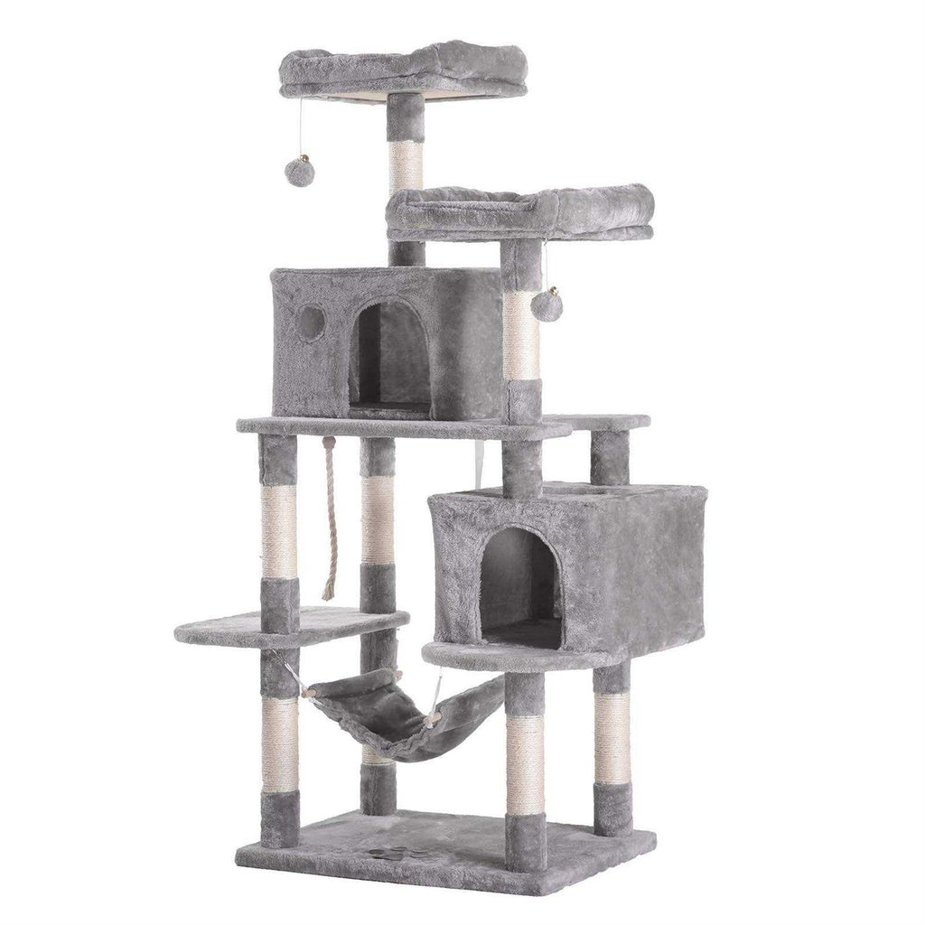 Large Multi-Level Cat Tree Condo with Sisal-Covered Scratching Posts Z515061