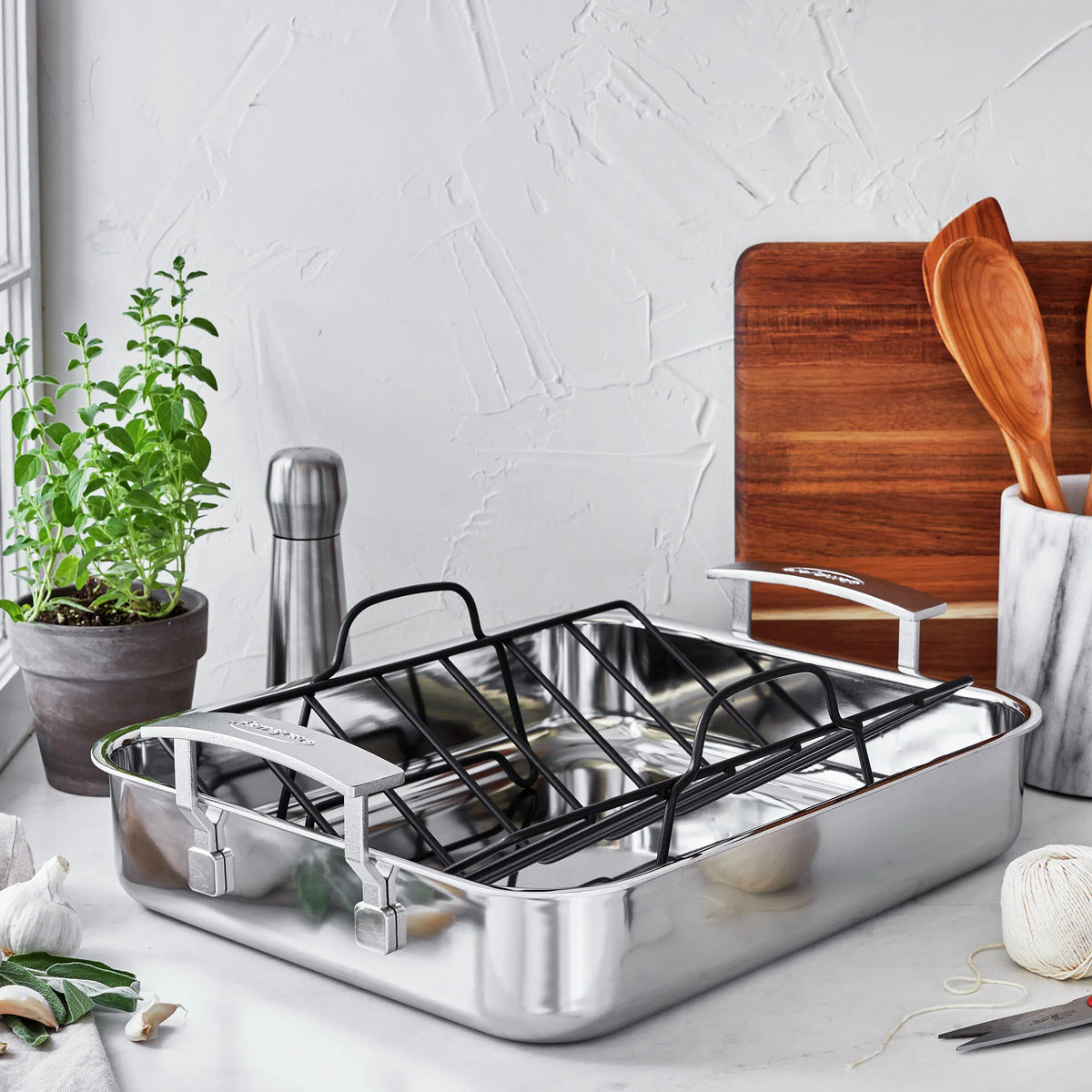 15.75 Stainless Steel Roasting Pan N119