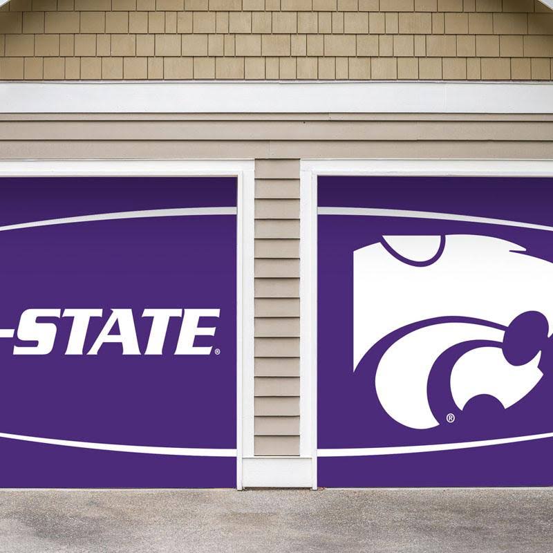 7 x 16 ft. NCAA Double Garage Door Decor T98382
