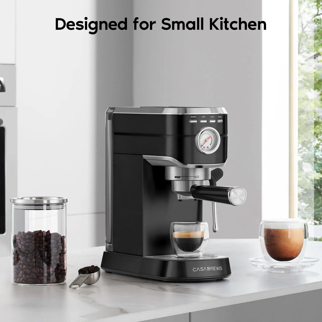 20 Bar Stainless Steel Espresso Machine with Milk Frother G721207