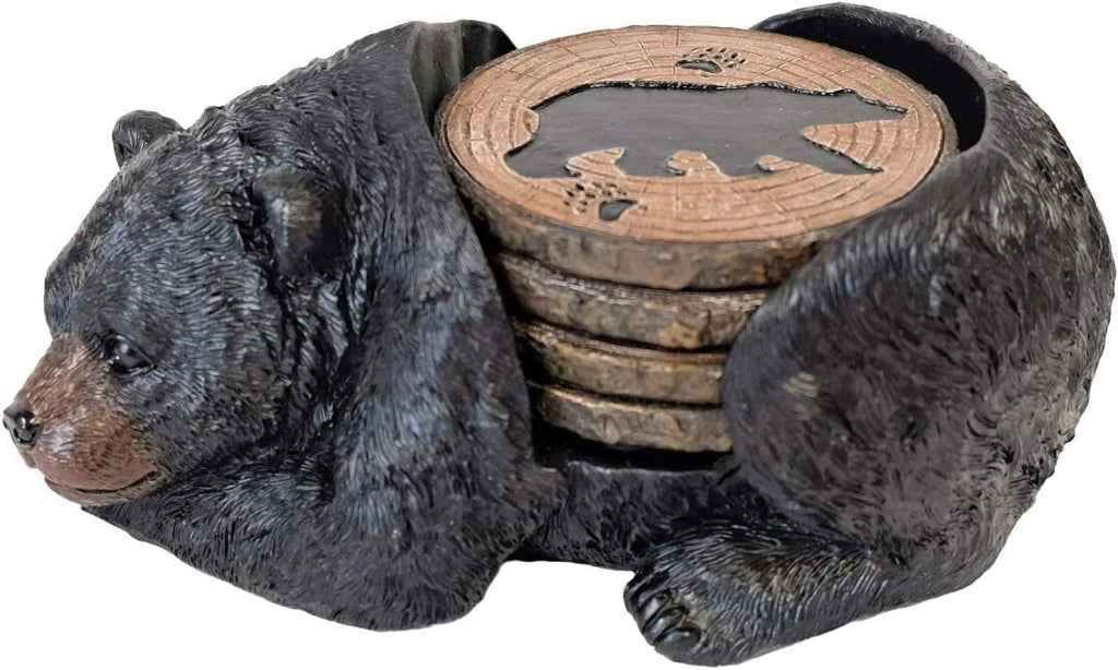 Black Bear Coaster Set P352185