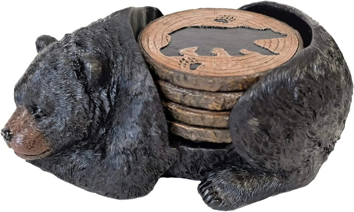 Black Bear Coaster Set P352185