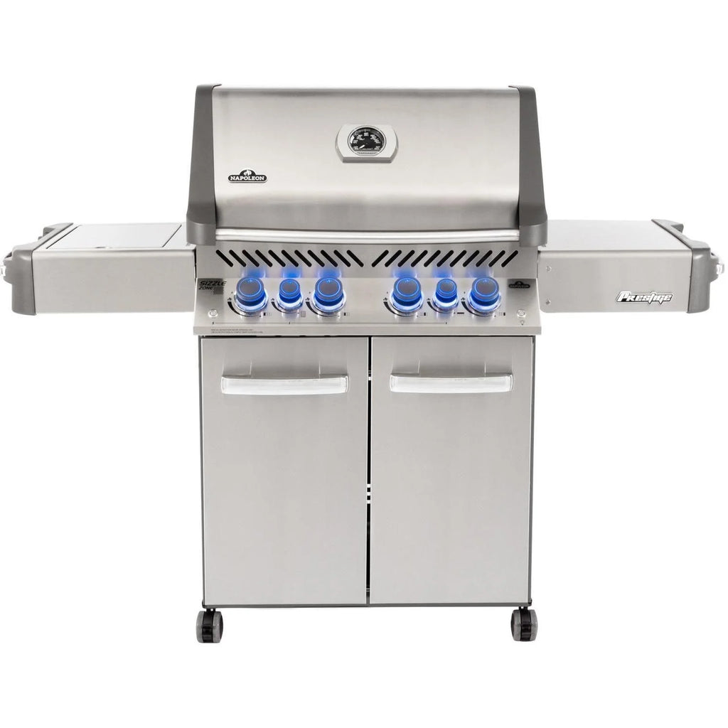 Propane Gas Grill With Infrared Rear Burner And Infrared Side Burner S308422