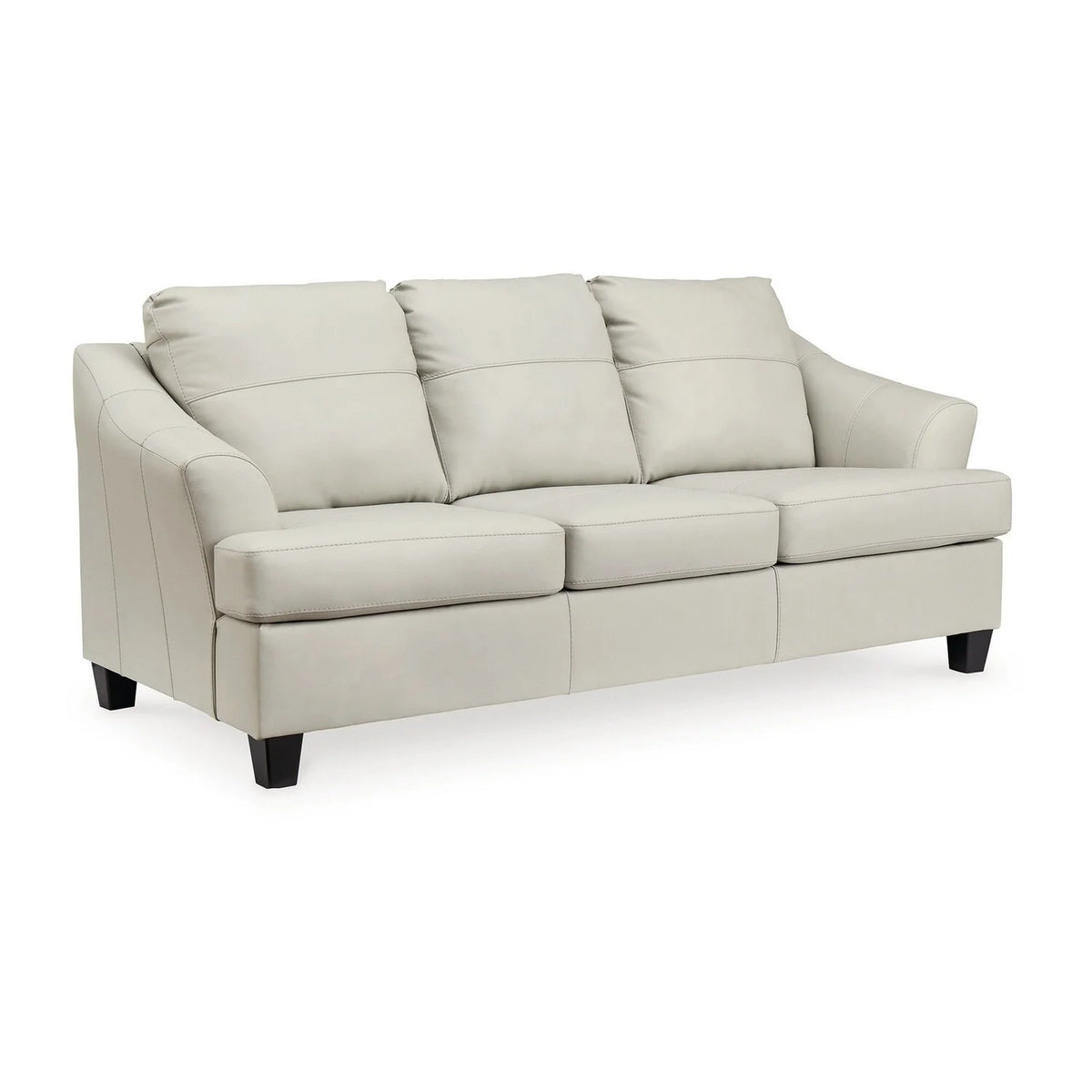 Off White Real Leather Sofa Z8883