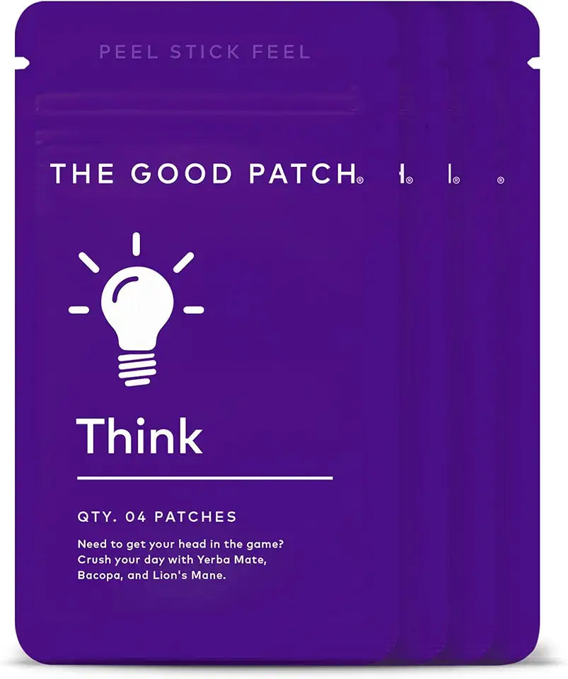 Caffeine Yerba Mate Bacopa Lion's Mane Patches 16 Total Patches Q468007