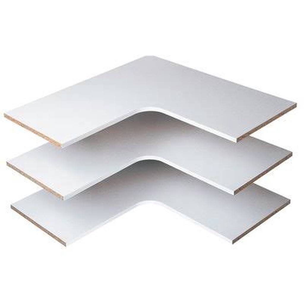 3 Shelves Manufactured Wood O68704