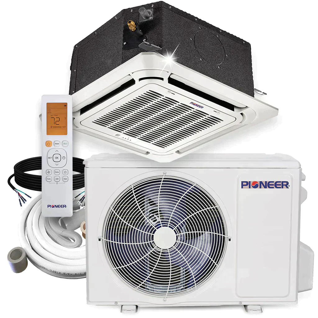 9,000 BTU 20 SEER 115V Compact Cassette Mini-Split Air Conditioner Heat Pump V579