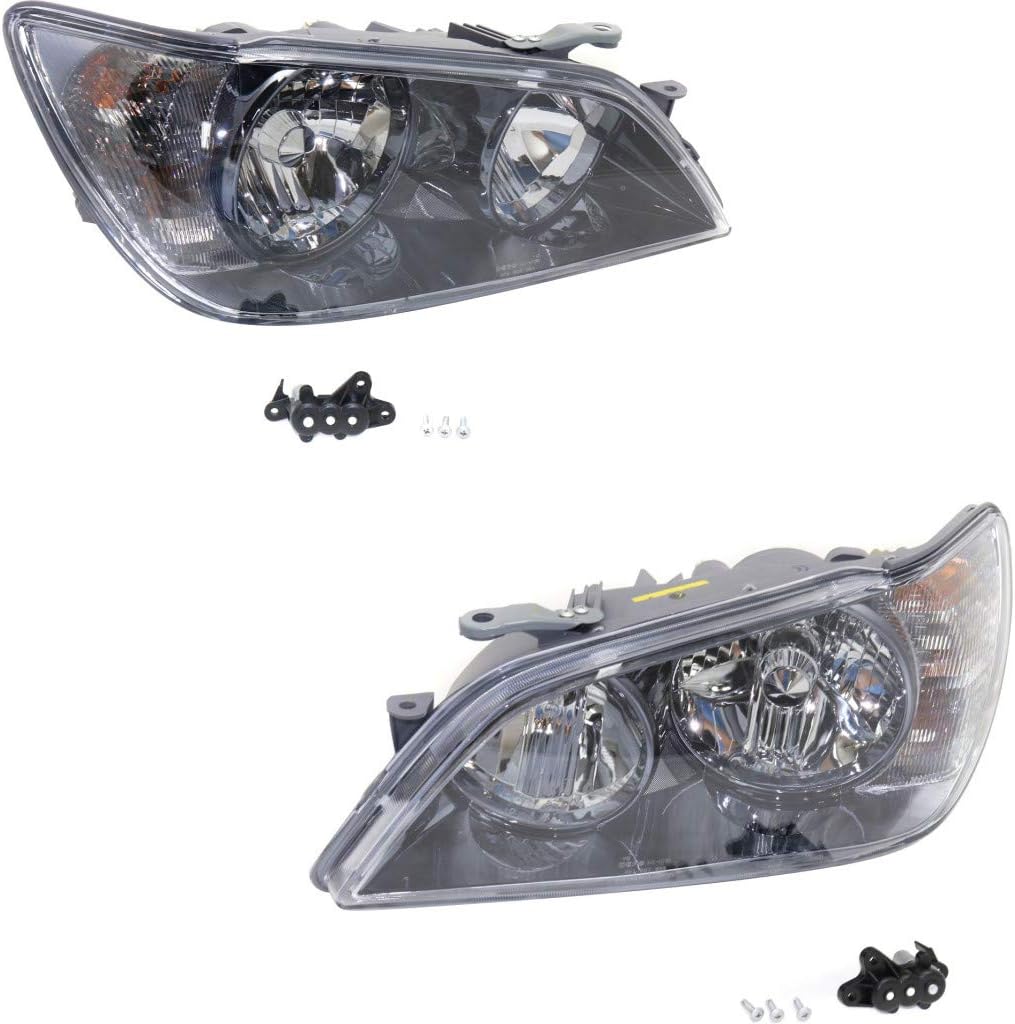 For 2004 2005 LEXUS IS300 Head Light Pair Driver and Passenger Side Y593562