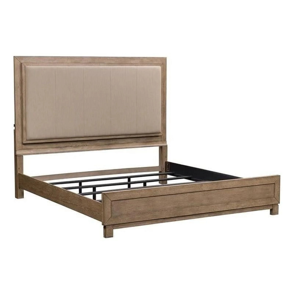 King Upholstered Wood Bed H17147