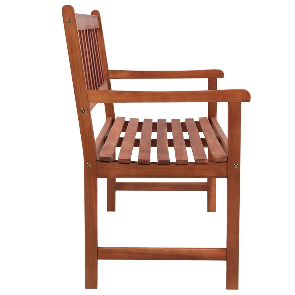 Patio Bench with Cushion Solid Acacia Wood Q28334