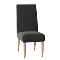 Charcoal Upholstered Parsons Chair N79015