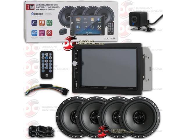 7x22 Digital Media Car Stereo with Back Up Camera and 6.5x22 Speakers Q52401