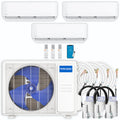 27,000 BTU 3 Zone Ductless Air Conditioner and Heat Pump Q610188