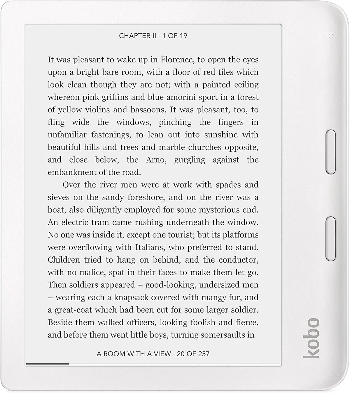 7 Glare Free Touchscreen Waterproof eReader L567
