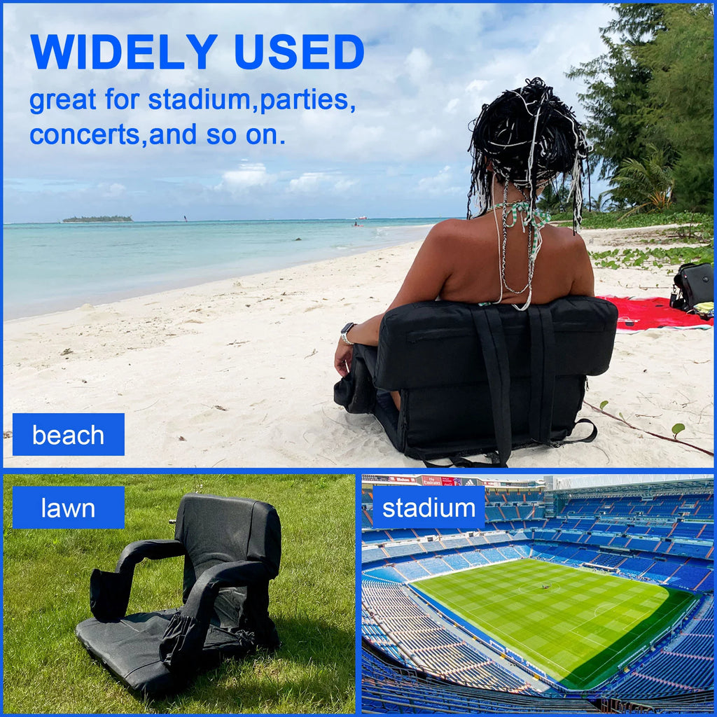 24.4" Wide Stadium Seat with Back Support U708978