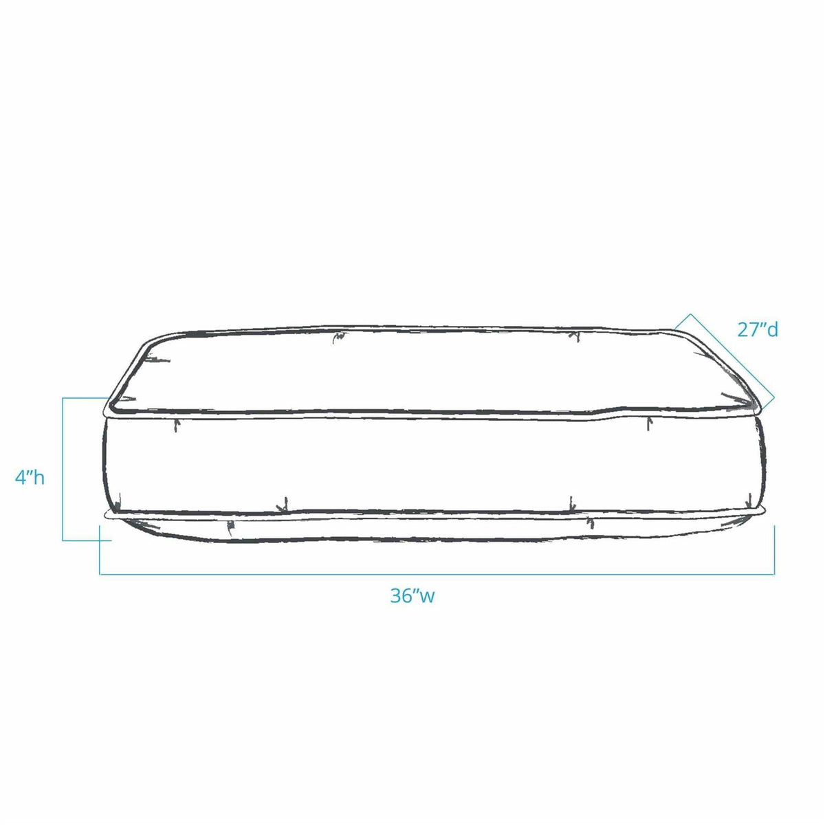 Plaid Dog Bed E331695
