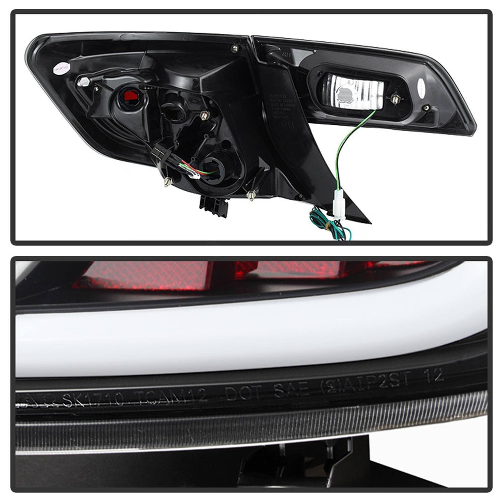Black LED Tail Lights B7551
