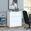 White Heavy-Duty Lateral File Cabinet X12145