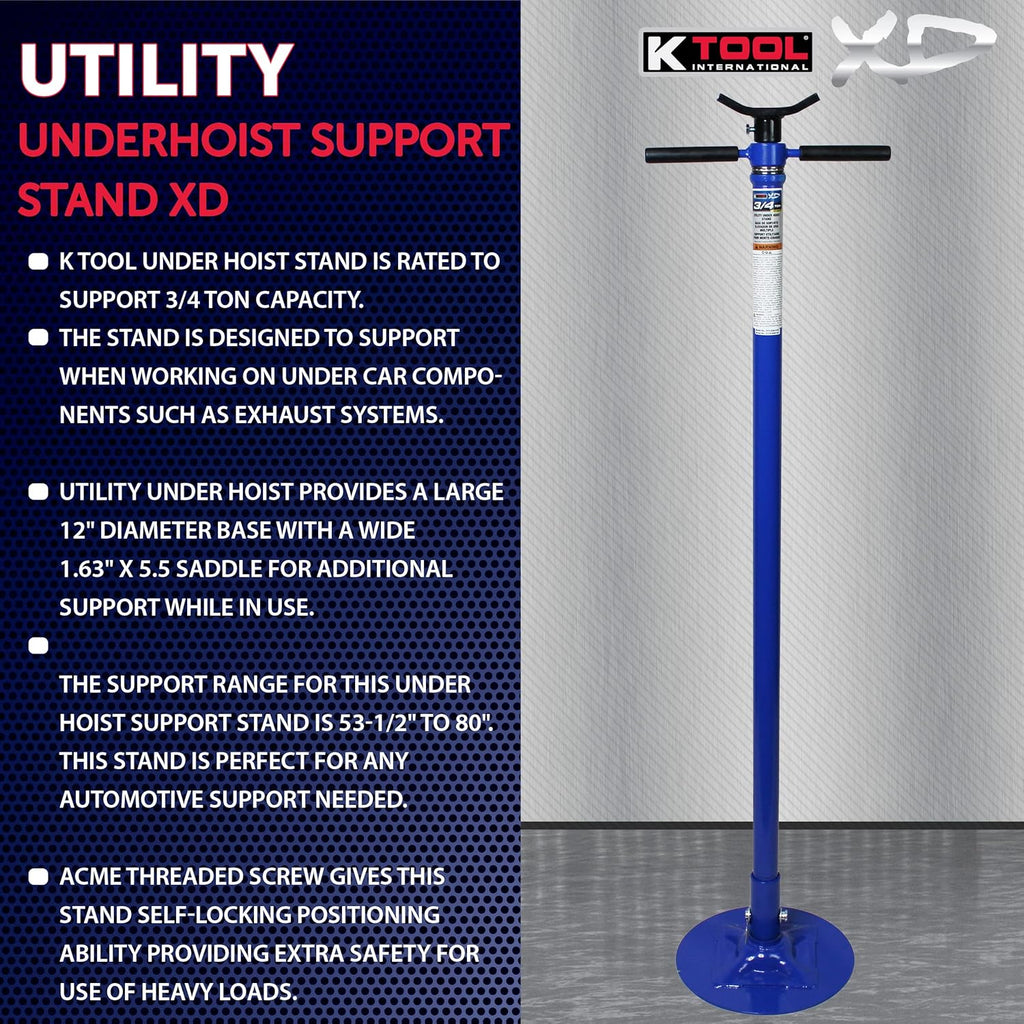 Utility Underhoist Support Stand 3/4 Ton Capacity V120
