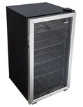 120 Can Stainless Steel Beverage Center B856
