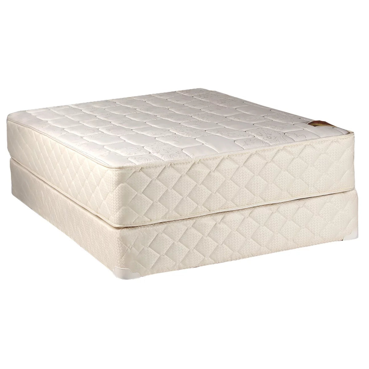 Twin XL Size Two-Sided Mattress and Box Spring Set Y202795