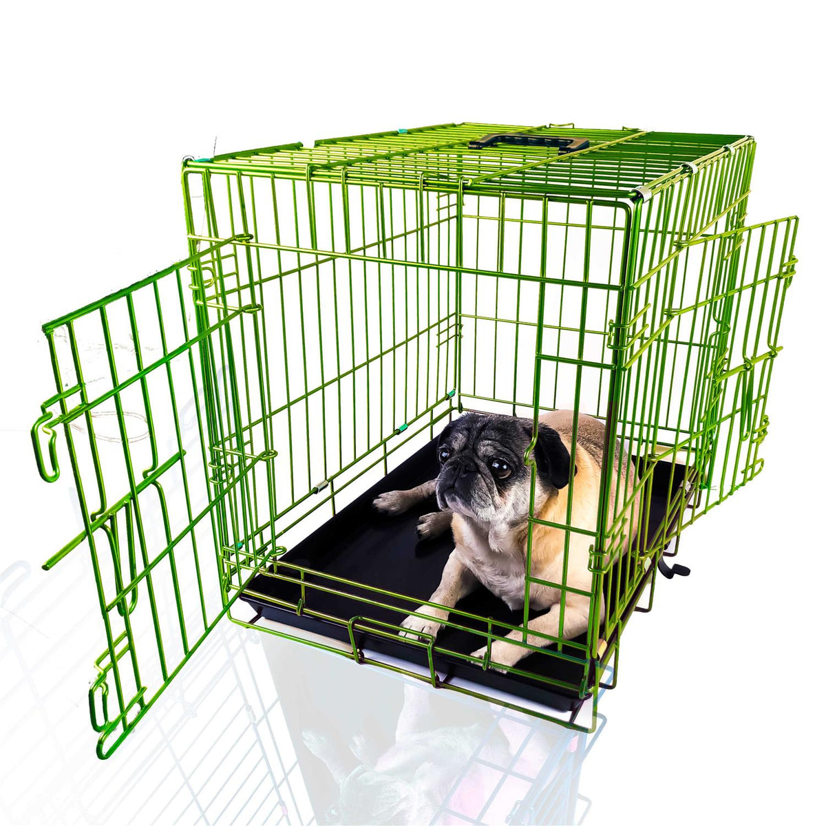 Metal Wire Dog Crate J61803